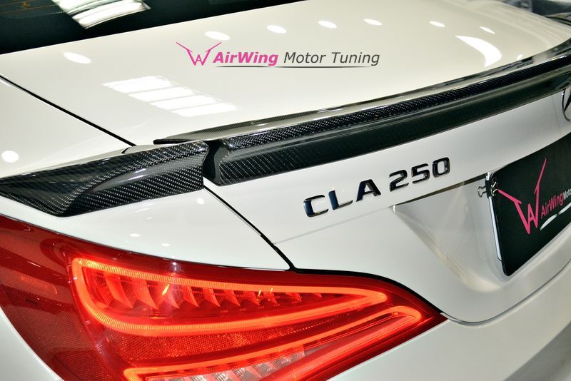 /Benz W117 Piecha GT-R carbon trunk spoiler 02